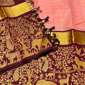 Women's Banarasi Style Pure Kanjivaram Silk